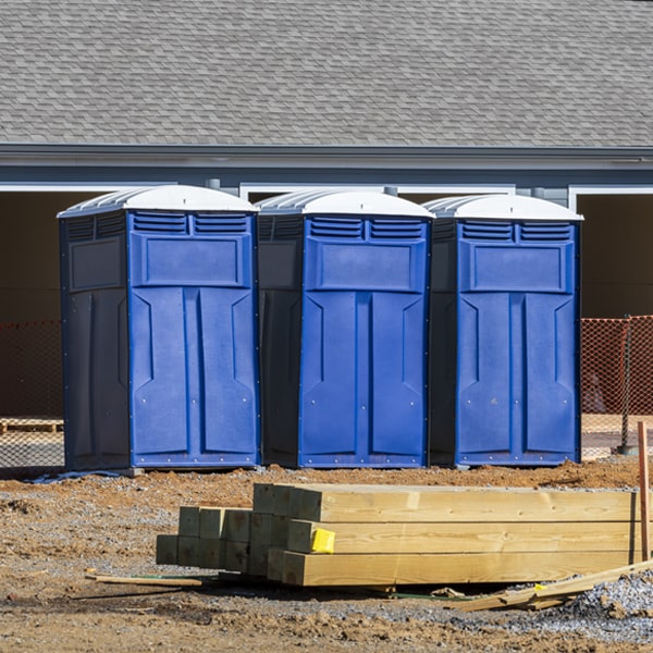 what is the cost difference between standard and deluxe portable toilet rentals in Quintana Texas